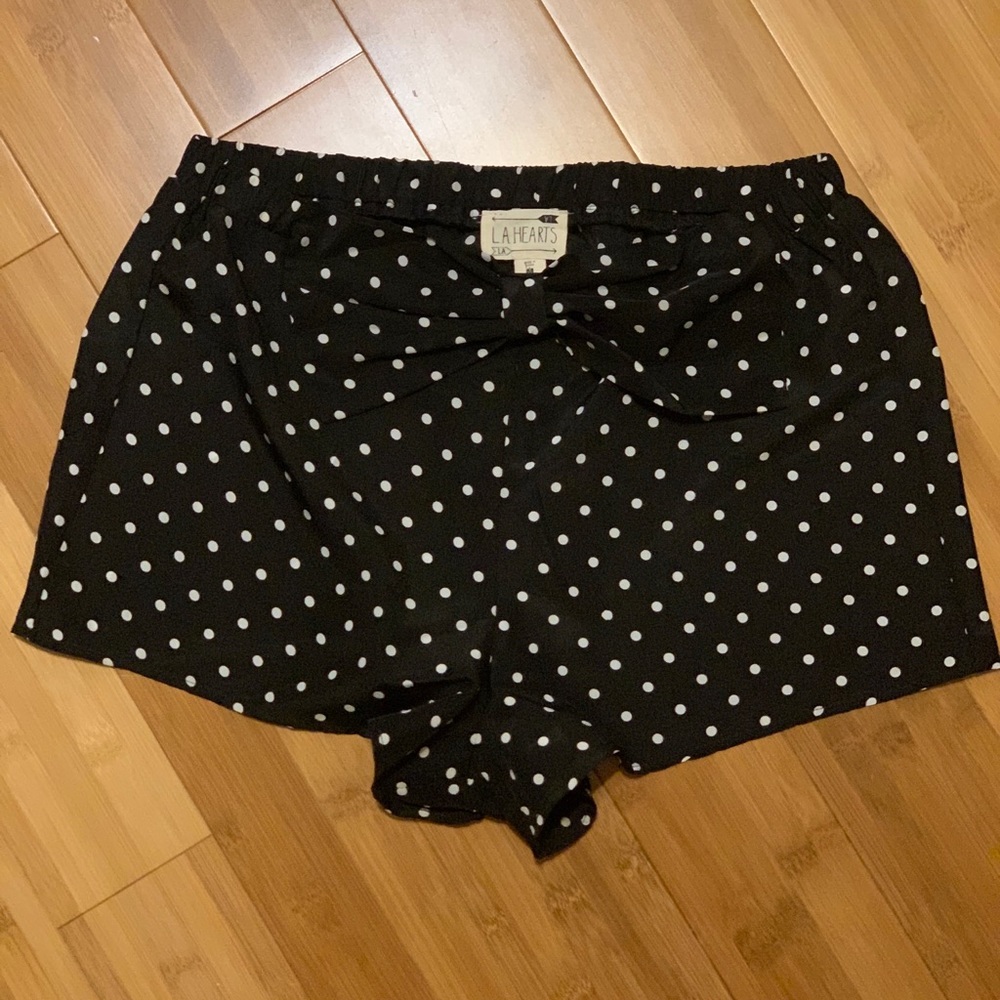 LA Hearts Polka Dot Shorts
